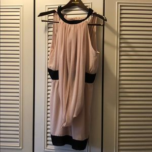 Top shop dress with drape detail